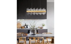 By Rydens Triumph Bar Taklampa LED 80cm Mässing/Klar* Avlånga Taklampor