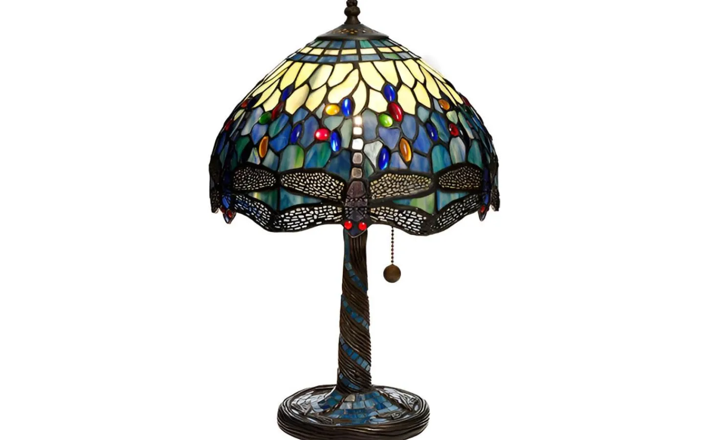 Nostalgia Design Trollslända Bordslampa 47cm Safirblå* Bordslampor