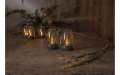 Solcellslampor Dekoration|Visa Alla Solcellslampor<Star Trading Tropea Solcellsdriven Ljuslykta 2-pack Grafit