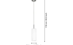 Fönsterlampor<Eglo Troy 3 Fönsterlampa 11cm Nickel/Vit
