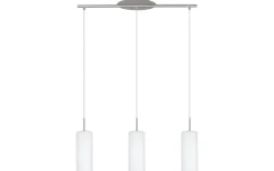 Eglo Troy 3 Taklampa 72cm Nickel/Vit* Avlånga Taklampor