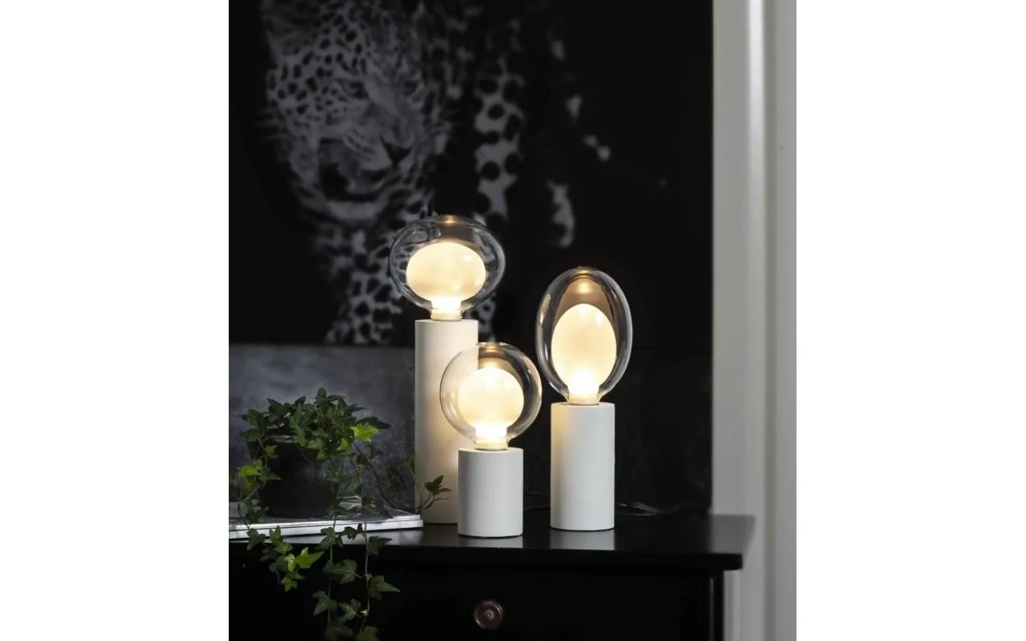Star Trading Tub Bordslampa E27 10cm Vit* Vardagsrum|Bordslampor