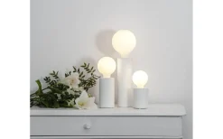 Star Trading Tub Bordslampa E27 10cm Vit* Vardagsrum|Bordslampor