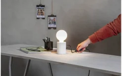 Star Trading Tub Bordslampa E27 10cm Vit* Vardagsrum|Bordslampor