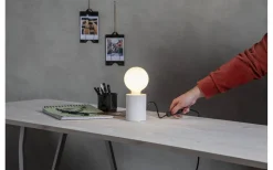 Star Trading Tub Bordslampa E27 10cm Vit* Vardagsrum|Bordslampor