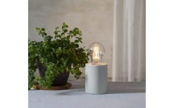 Star Trading Tub Bordslampa E27 10cm Vit* Vardagsrum|Bordslampor