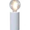 Sovrum|Bordslampor<Star Trading Tub Bordslampa E27 15cm Vit