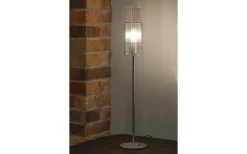 Markslojd Tubo Bordslampa 65cm Satin Nickel/Klar* Vardagsrum|Bordslampor