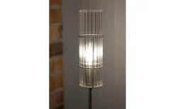 Vardagsrum|Bordslampor<Markslojd Tubo Bordslampa 50cm Satin Nickel/Klar