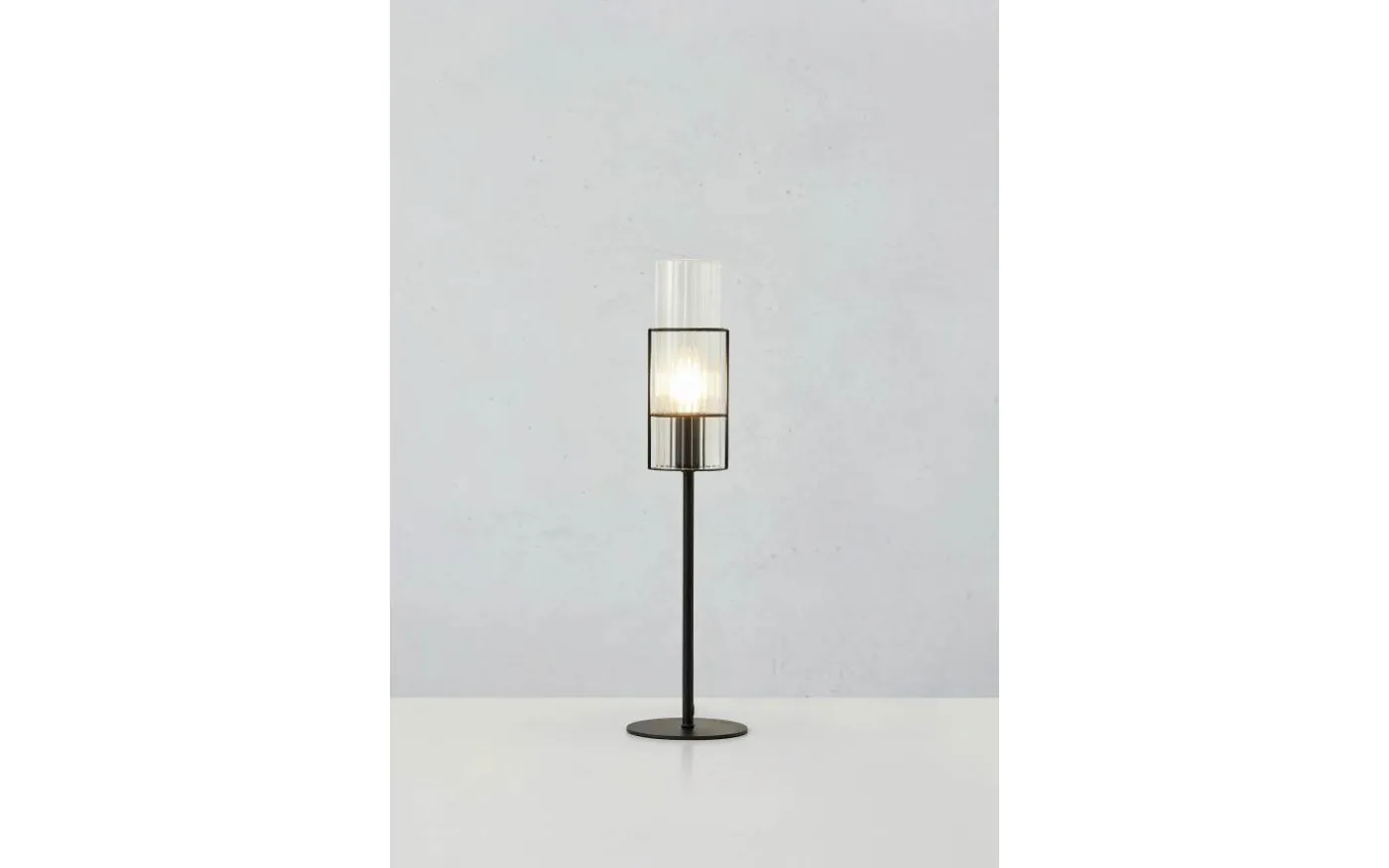 Tubo Bordslampa 50cm Svart/Klar