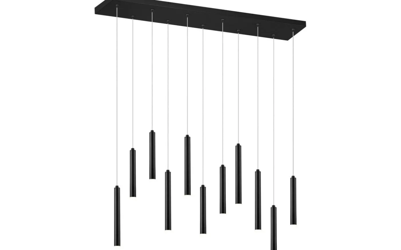 Tubular Takpendel LED 115cm mattsvart