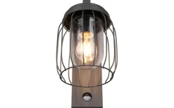 Trio Lighting Tuela Vägglampa E27 antracit rörelsesensor IP44* Vägglyktor|Vägglampor Utomhus