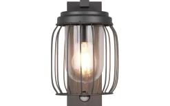 Trio Lighting Tuela Vägglampa E27 antracit rörelsesensor IP44* Vägglyktor|Vägglampor Utomhus