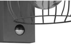 Trio Lighting Tuela Vägglampa E27 antracit rörelsesensor IP44* Vägglyktor|Vägglampor Utomhus