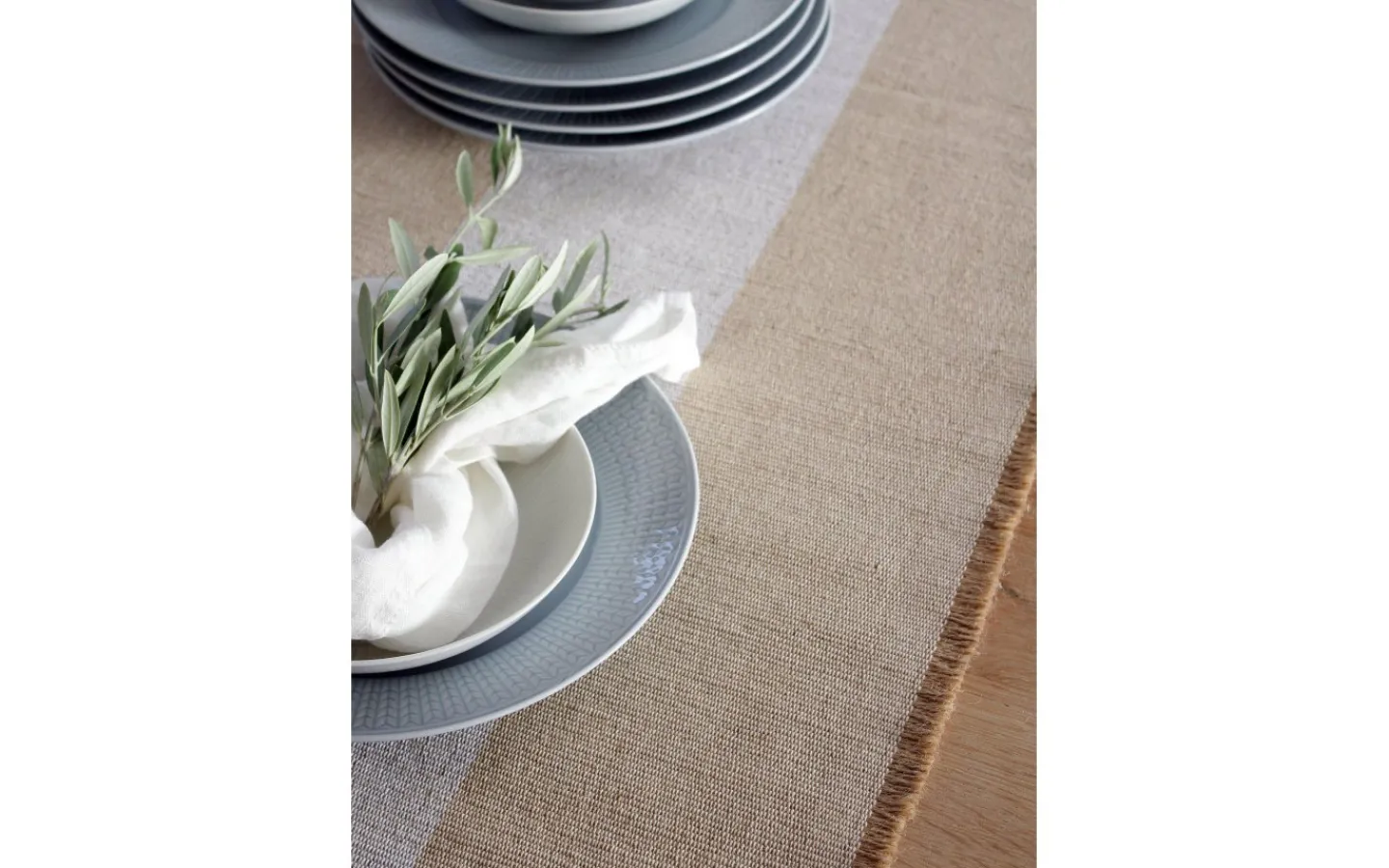 Svanefors Turid Löpare Offwhite 48x150cm* Bordslöpare