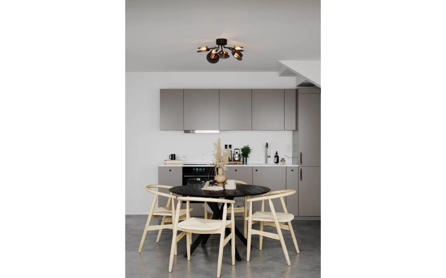 By Rydens Turno Plafond Ø66cm Svart/Guld* Plafonder