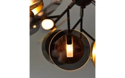 Stora Taklampor Ø70-150 Cm<By Rydens Turno Taklampa 80cm Svart/Guld