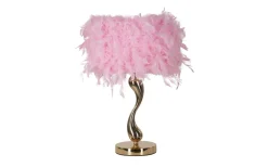 Tutto Bordslampa Fjädrar 47cm Rosa
