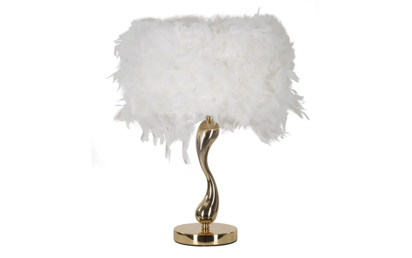 Tutto Bordslampa Fjädrar 47cm Vit