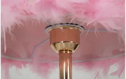 Tutto Bordslampa Fjädrar 54cm Rosa