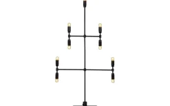 Twice Adventsljusstake 91cm Svart