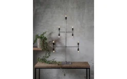 Visa Alla Adventsljusstakar|Adventsljusstakar 61-120 Cm<Star Trading Twice Adventsljusstake 91cm Krom