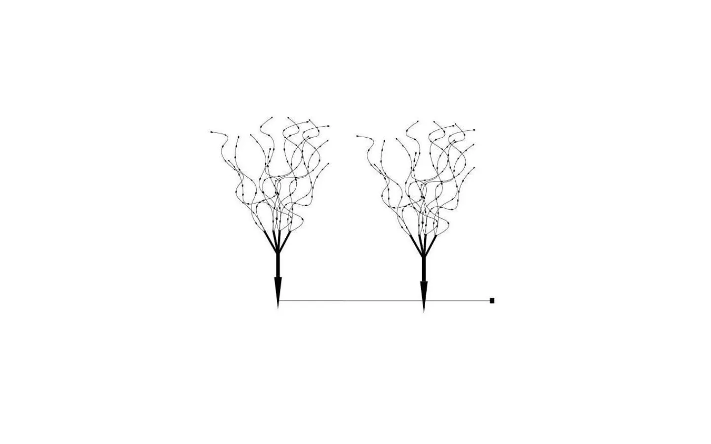 Lightson Twiggy Dekorationskvist 2-Pack LED* Lightson Garden Plug & Play