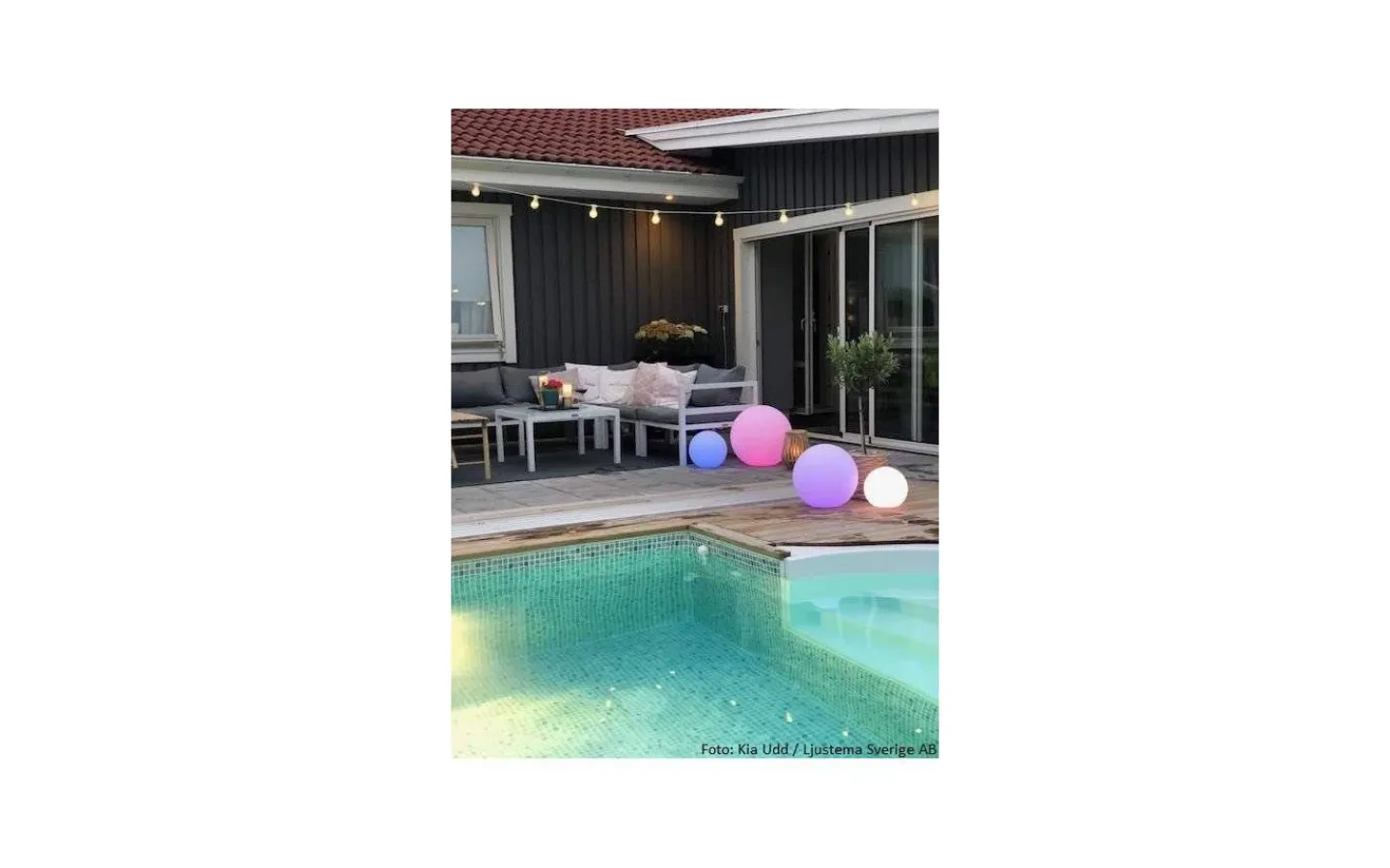 Utomhusdekorationer|Golvlampor Utomhus<Star Trading Twilight Trädgårdsklot RGB 30cm IP44