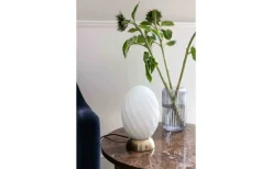 Bordslampor<Halo Design Twist Bordslampa 22cm Opal/Mässing