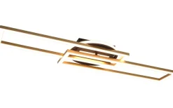 Twister Plafond LED matt mässing/matt svart