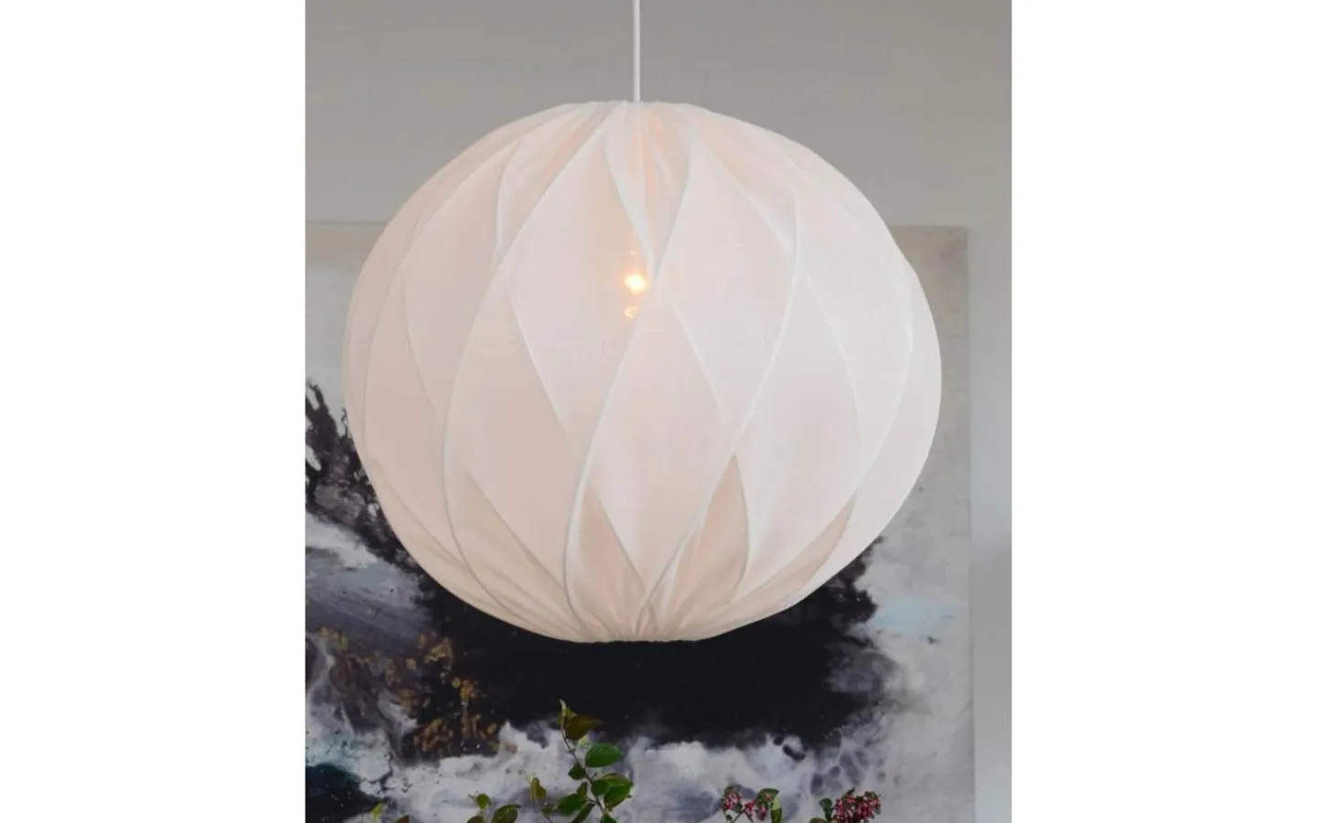 Takskärmar<Hallbergs Twister Takskärm Ø40cm Lovenia Offwhite