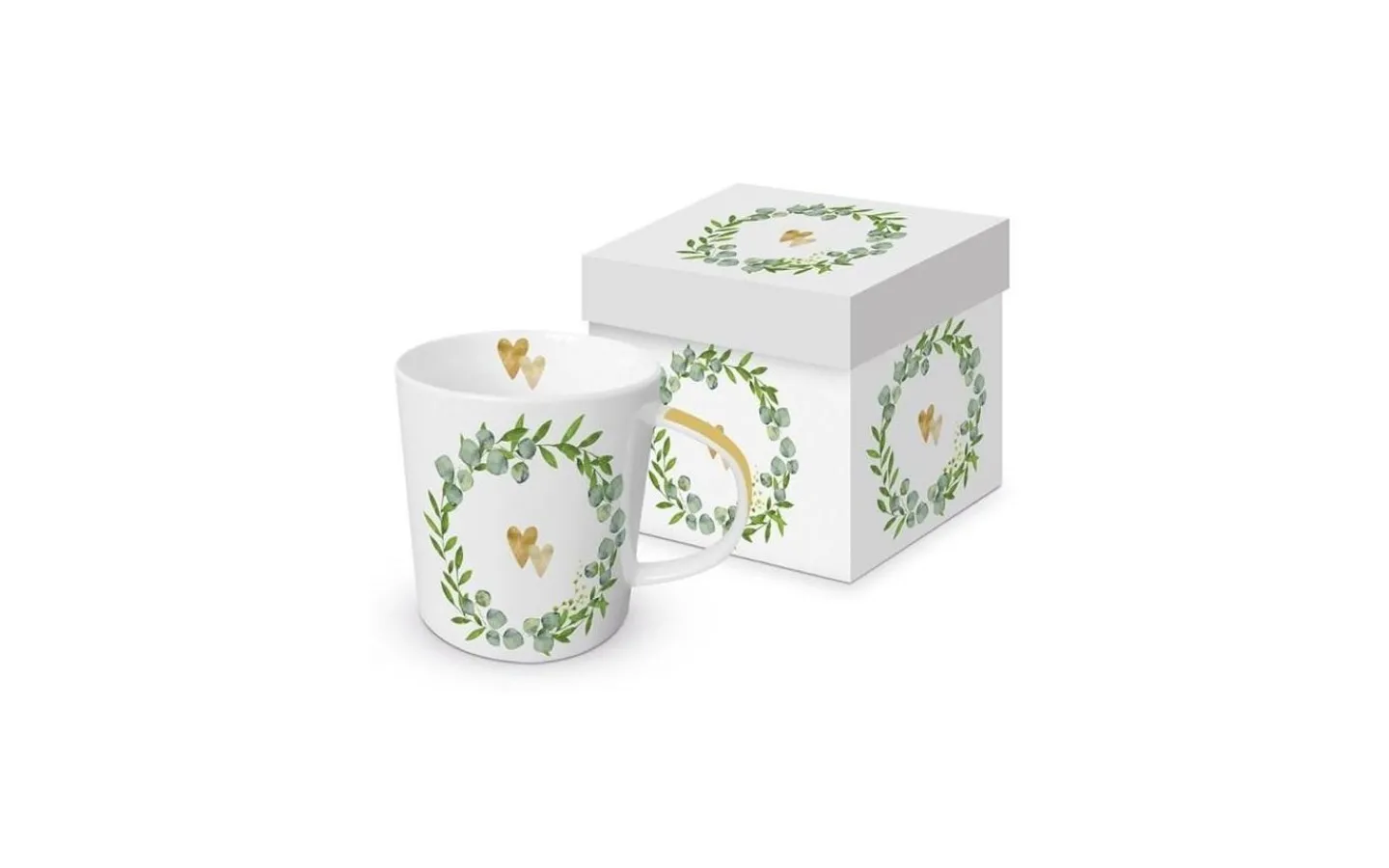 Koppar & Muggar<PPD Two Hearts Trend Mugg 40 cl