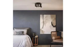 Runda Takspotlights|Takspot Med 3 Lampor<Belid Tyson Spotlight 5L 29cm Svart