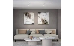 Takspot Med 1 Lampa<Belid Tyson Spotlight till Takdosa Vit