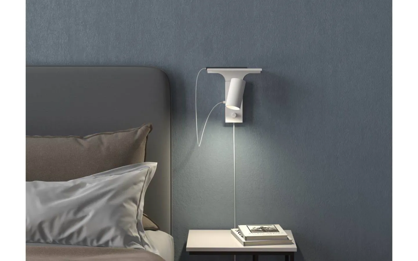 Belid Tyson tillbehör Vägghylla Vit* Läslampor