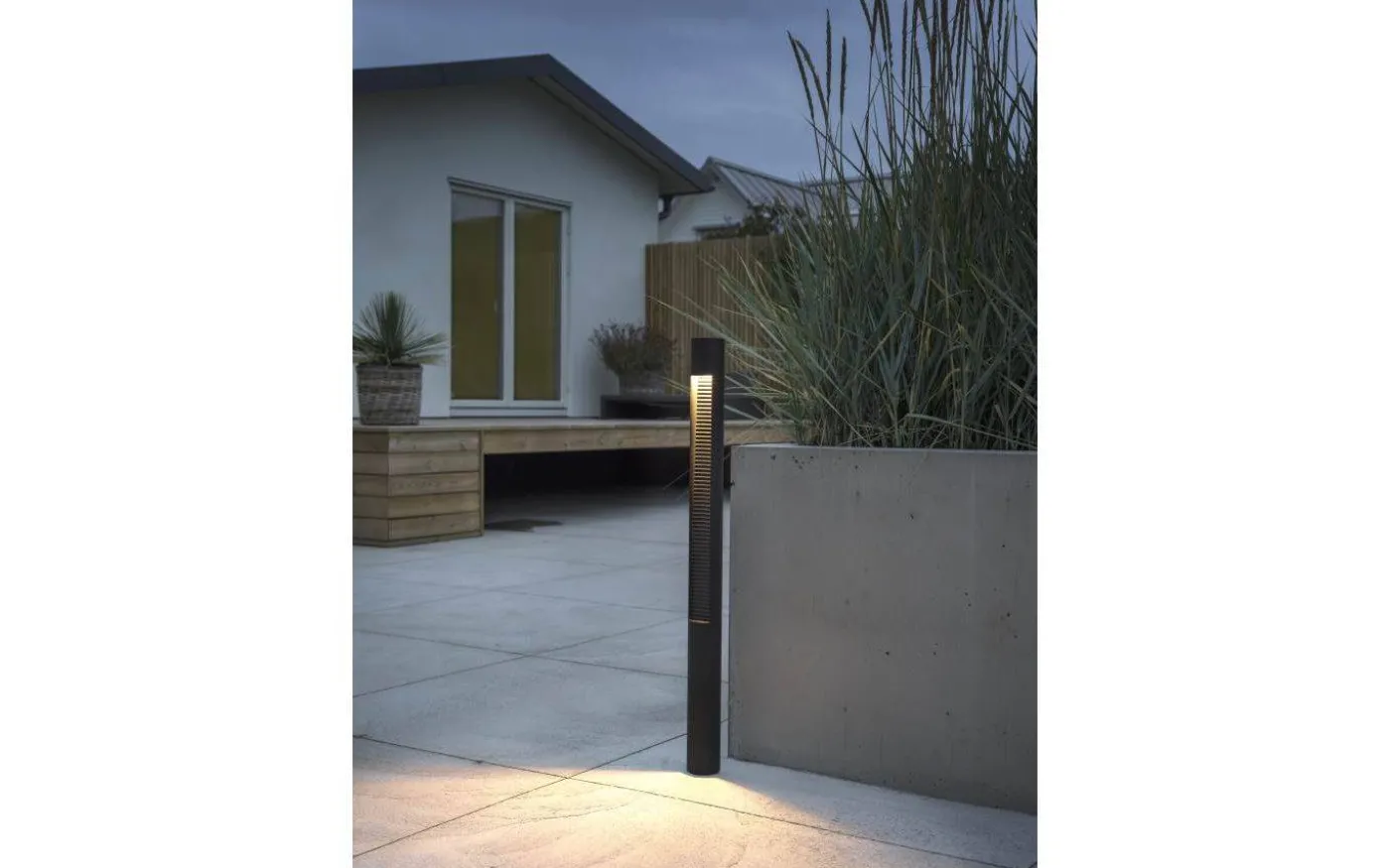 Udine Pollare LED 2x6W 3000K 97cm Svart IP65