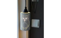 Oriva Ugglan Fönsterlampa 8cm Vit* Fönsterlampor