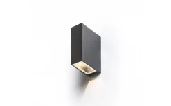 Upp & Nedljus Lampor|Vägglampor Utomhus<Rendl Ukko Vägglampa LED 2x3W 3000K Svart IP54
