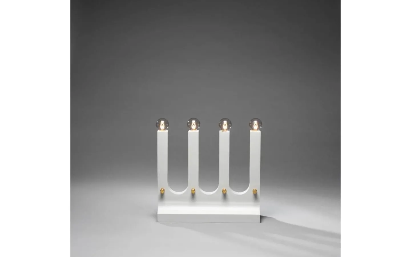 Visa Alla Adventsljusstakar|Adventsljusstakar 31-60 Cm<Konstsmide Ulf Adventsljusstake 36cm Mattvit