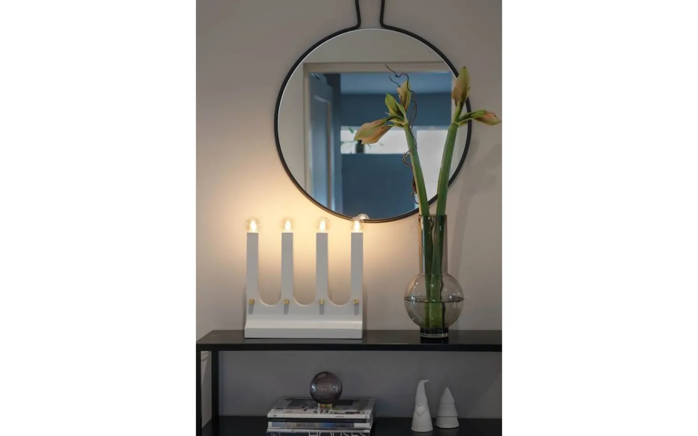 Visa Alla Adventsljusstakar|Adventsljusstakar 31-60 Cm<Konstsmide Ulf Adventsljusstake 36cm Mattvit