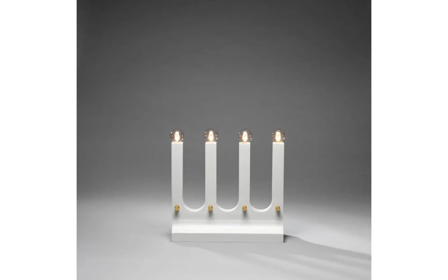 Visa Alla Adventsljusstakar|Adventsljusstakar 31-60 Cm<Konstsmide Ulf Adventsljusstake 36cm Mattvit