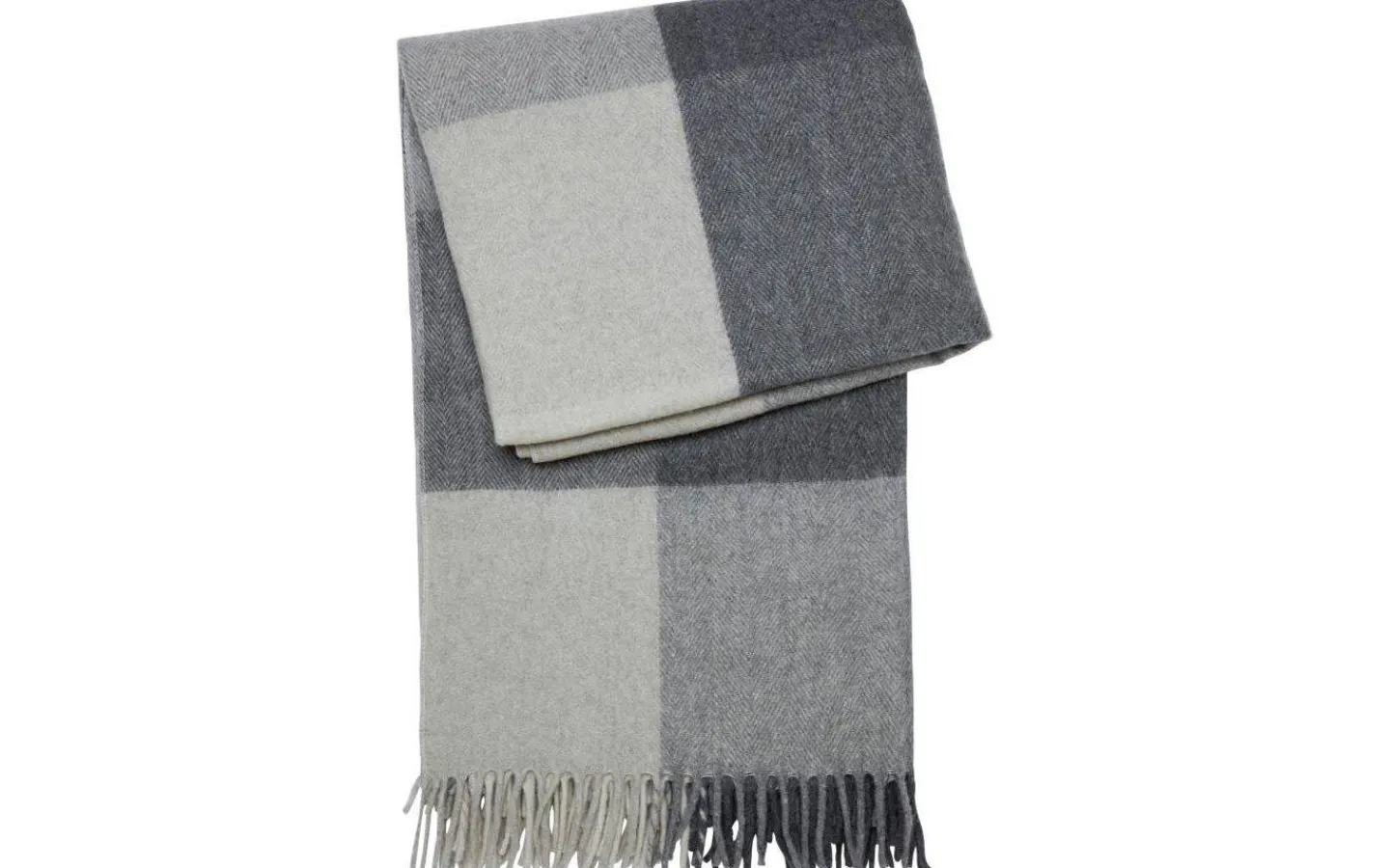 Svanefors Ulla Pläd 130x170cm Grå* Filtar & Plädar