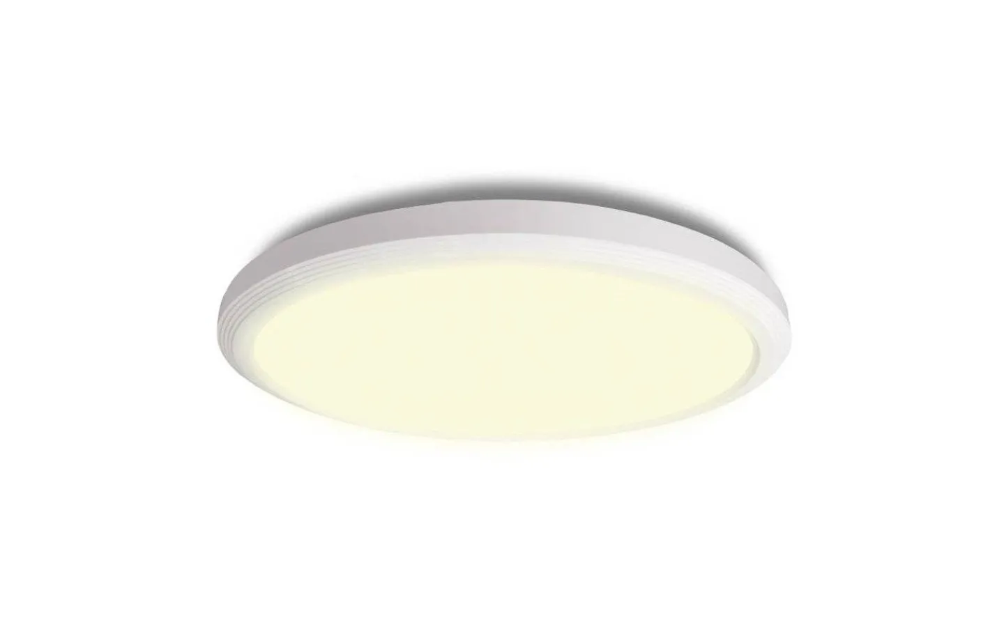Badrumslampor Tak|Plafonder<Halo Design Ultra Light Plafond Ø24cm LED 3-Steg DIM Minne 3000K 1250lm 15W(100W) Vit IP54