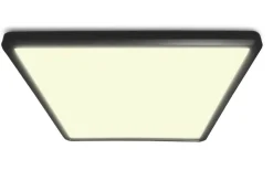 Ultra Plafond 29cm LED 3-Steg DIM Minne 3000K 1600lm 18W(150W) Svart IP54