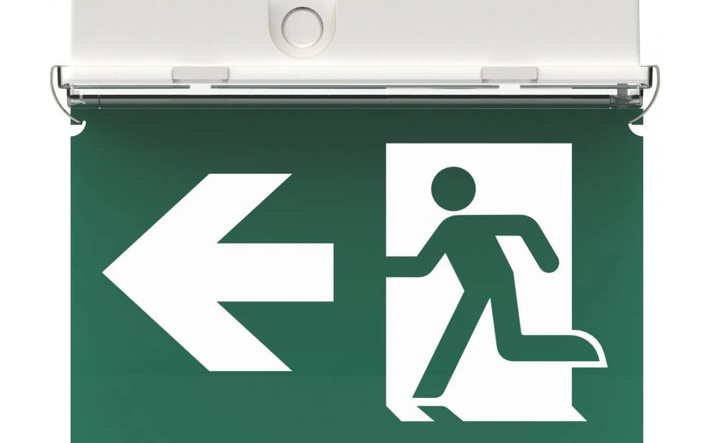 Underhängande piktogram med pil höger eller vänster