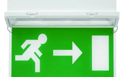 Underhängande piktogram med pil vänster eller höge