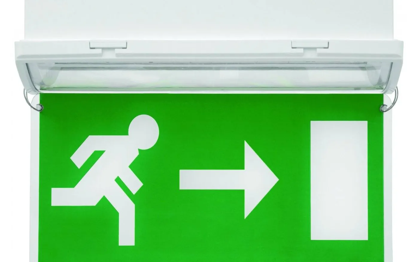 Underhängande piktogram med pil vänster eller höge