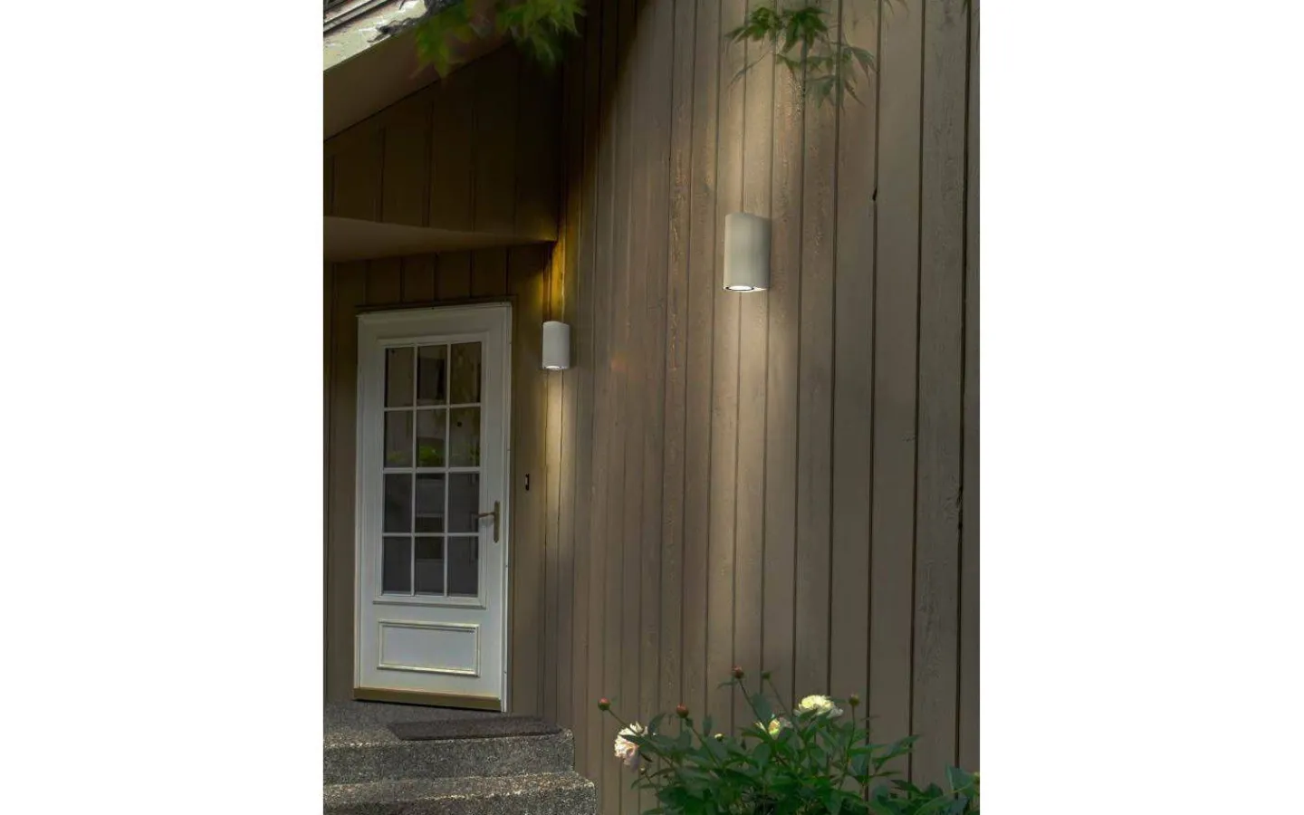 Aneta Union Vägglampa 2x3W LED Vit IP54* Upp & Nedljus Lampor