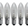 Universal LED E10 10-55V 3lm 2100K 7-Pack