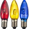 Konstsmide Universal LED E10 8-55V 0,3W Flerfärgad 3-Pack* E10 Led Jullampor|E10 Led Jullampor